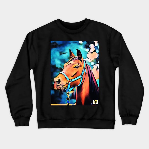 Proud Horse Crewneck Sweatshirt by SunshineHorses